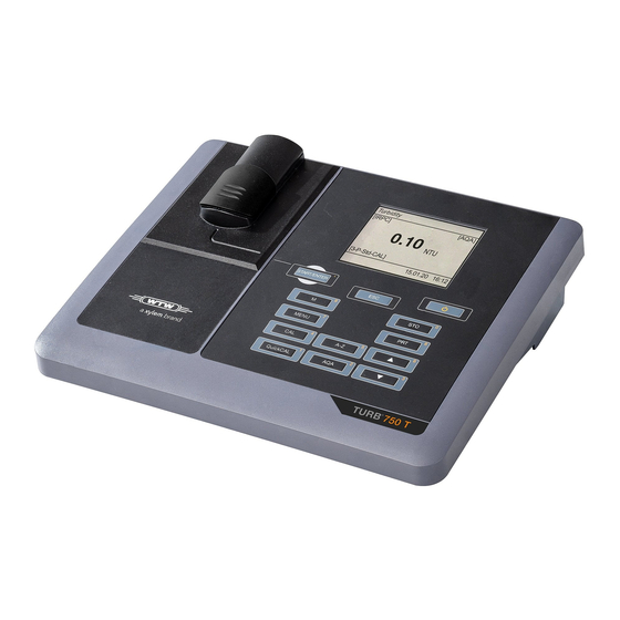 Xylem WTW Turb 750 IR Operating Manual