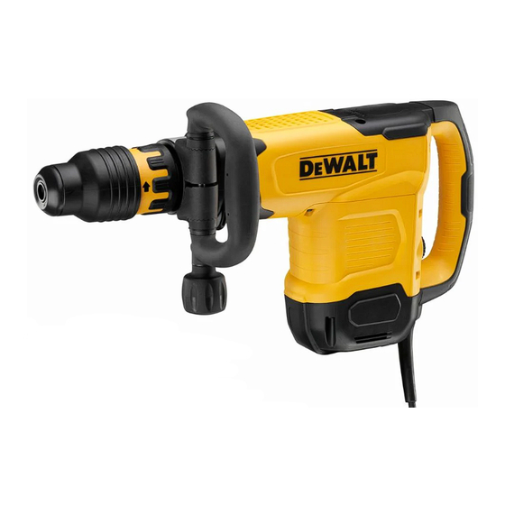 DeWalt D25881 Original Instructions Manual