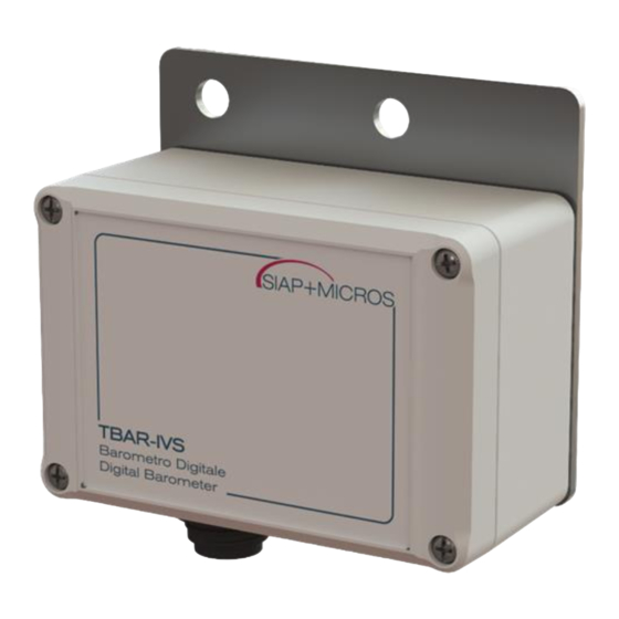 SIAP+MICROS t011d TBAR Manuals