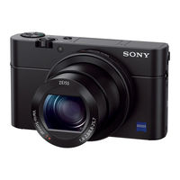 Sony DSC-RX100M3 User Manual