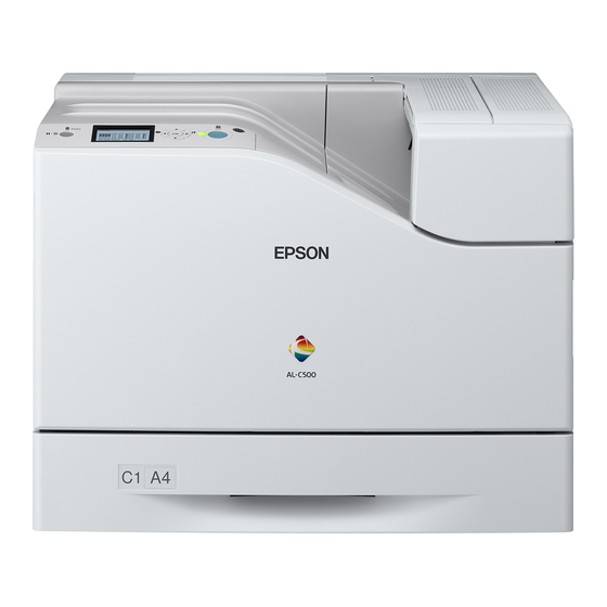Epson AcuLaser C500DN User Manual