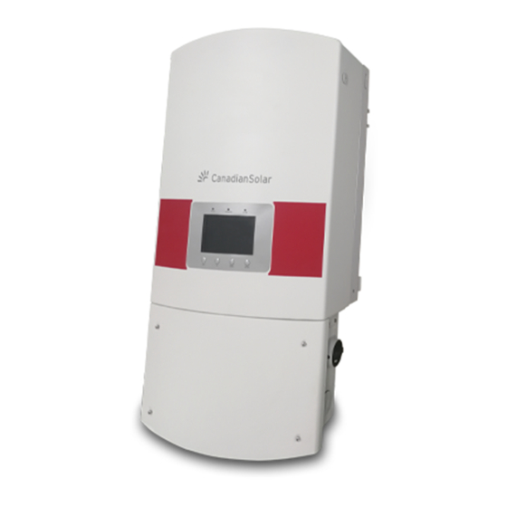 CanadianSolar CSI-25KTL-GS-FL Installation And Operation Manual