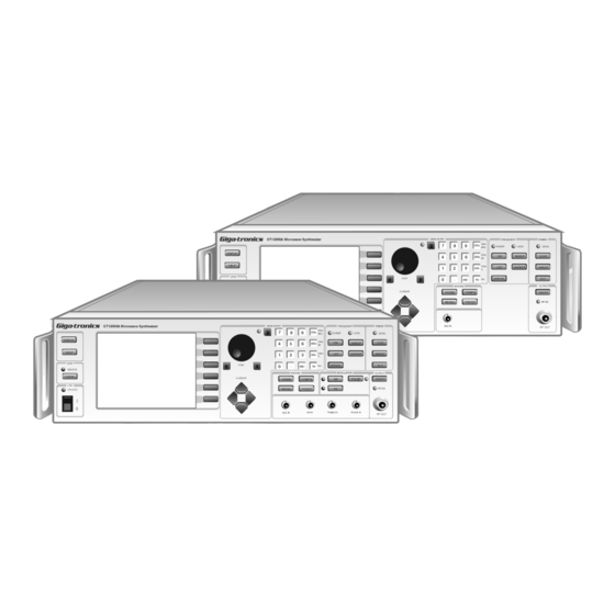 Giga-tronics Series 12000A Operation Manual