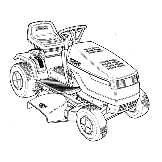 Snapper LT125G331KV Safety Instructions & Operator's Manual