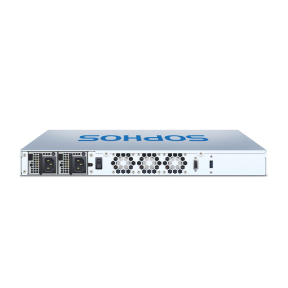 Sophos SG 450 Mounting Instructions