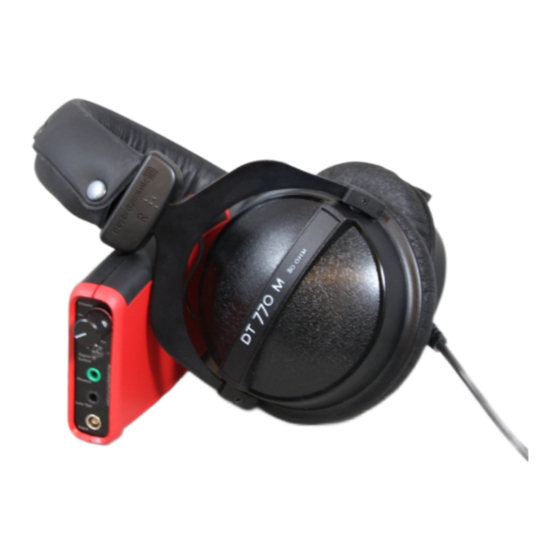 User Manuals: Microflown Scan & Listen Tool