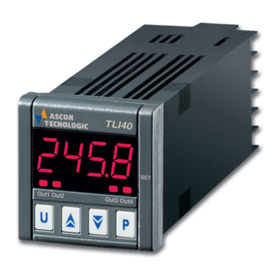 Ascon tecnologic TLI40 Manuals