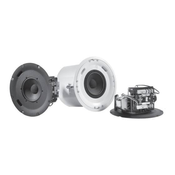 JBL CONTROL CONTRACTOR 200 Series User Manual