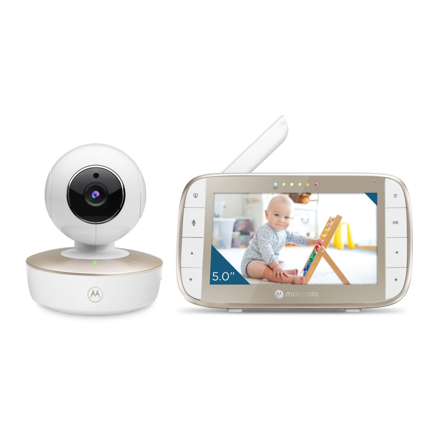 Motorola VM55, VM55-2, VM55-3 and VM55-4 - 5.0" Video Baby Monitor Manual