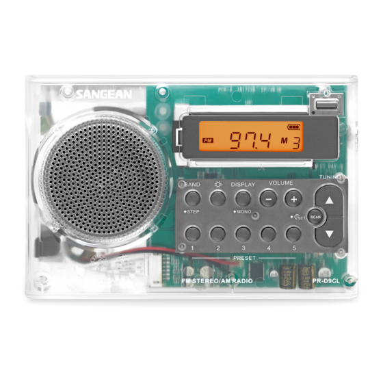 Sangean PR-D9CL User Manual