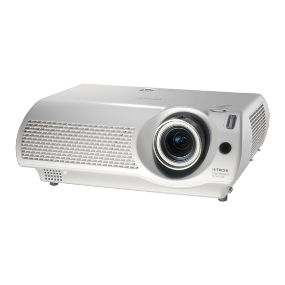 Hitachi PJTX10W LCD Projector Manuals