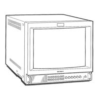 Sony Trinitron PVM-2054QM Operating Instructions Manual