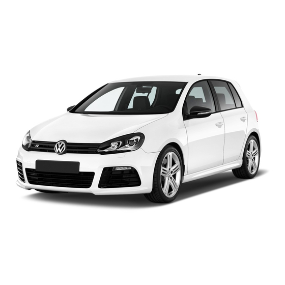 Volkswagen Golf 2013 Quick Reference Specification Book