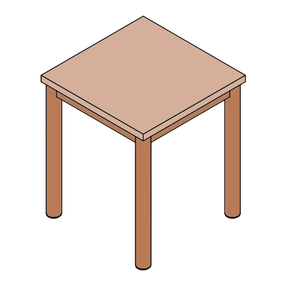 Seconique CHARISMA LAMP TABLE Assembly Instructions