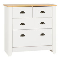 Seconique LUDLOW 2+2 DRAWER CHEST Assembly Instructions Manual