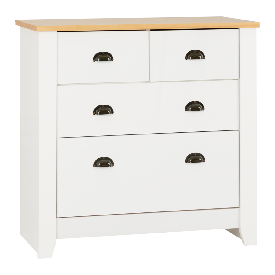 Seconique LUDLOW 2+2 DRAWER CHEST Assembly Instructions Manual