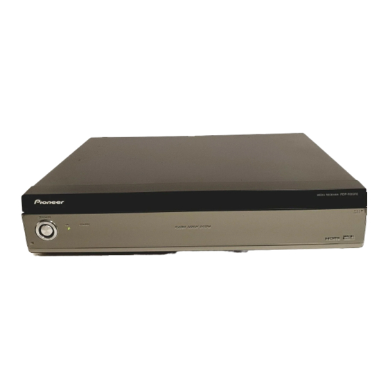 Pioneer PDP-R05FE Service Manual