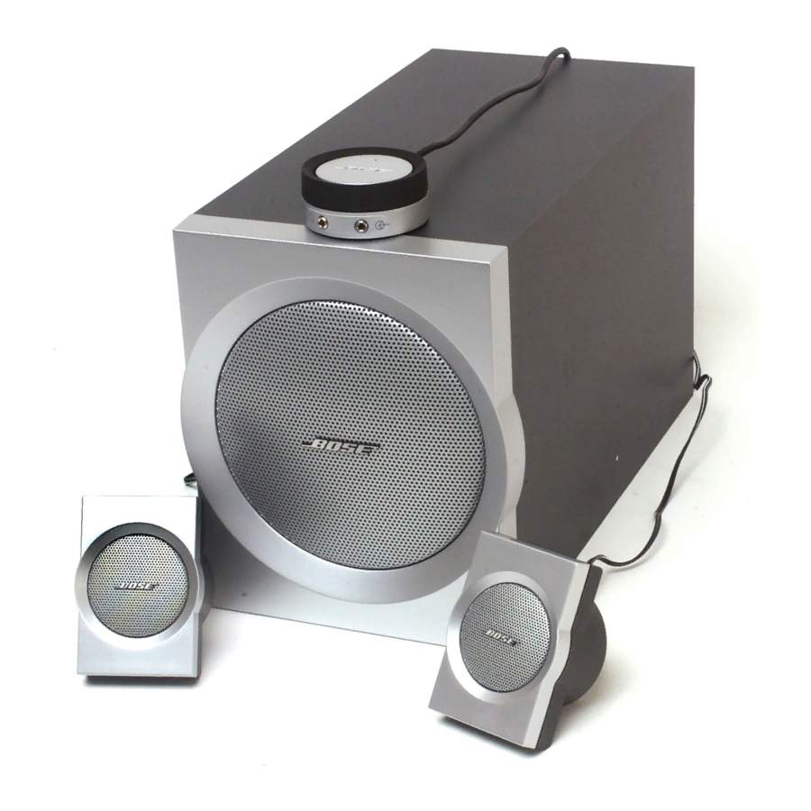 Bose Companion 3 Service Manual