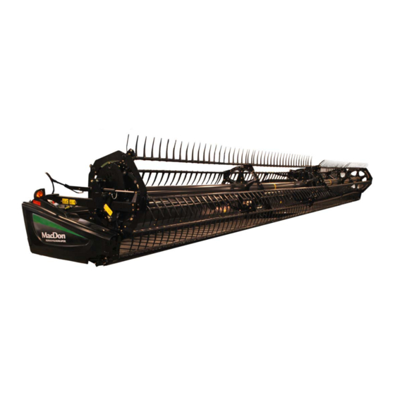 MacDon FFT FlexDraper FD75 Operator's Manual