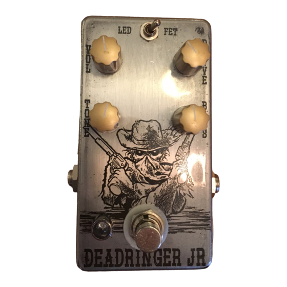 madbeanpedals DEADRINGER JR. Manual