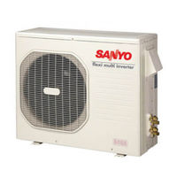Sanyo 400 BTU Ductless Multi-Split Low Ambient Air Conditioner Technical & Service Manual