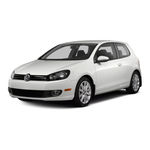 Volkswagen Golf 2013 Quick Start Manual