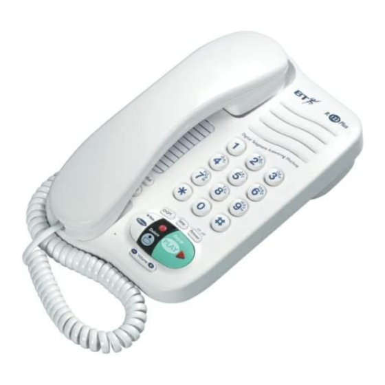 BT RESPONSE 123 PLUS User Manual