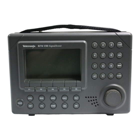 Tektronix RFM150 Instruction Manual