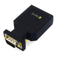 Techly MINI VGA TO HDMI CONVERTER Quick Installation Manual