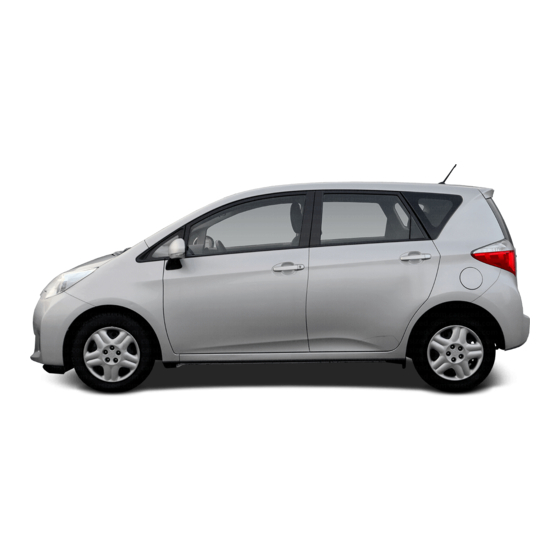 Toyota Verso S Installation Instructions Manual