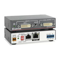 Extron electronics DTP DVI 301 User Manual & Setup Manual