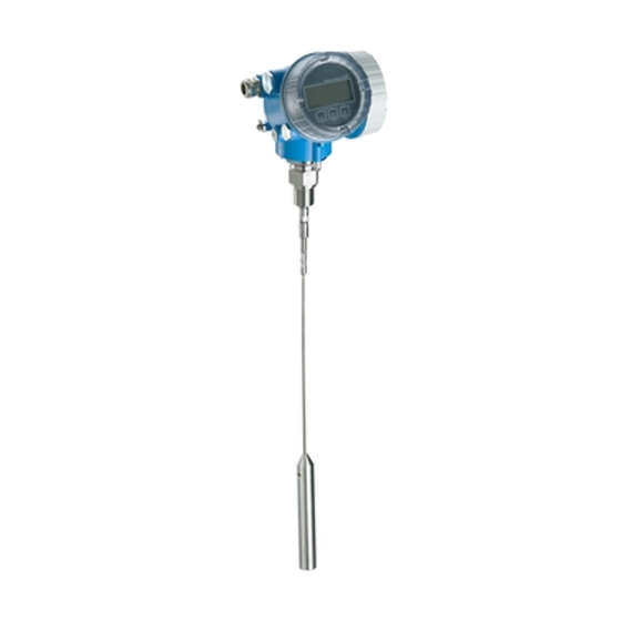 Endress+Hauser HART Levelflex FMP56 Brief Operating Instructions