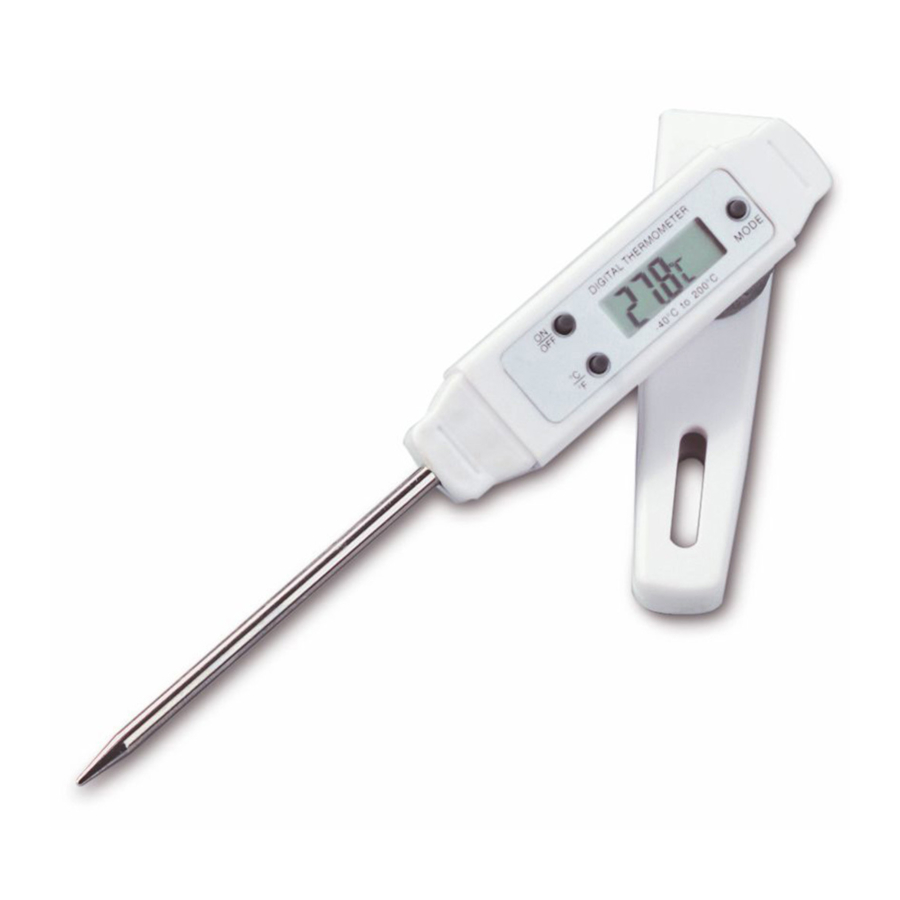 TFA 30.1013 - Digital Probe Thermometer Manual