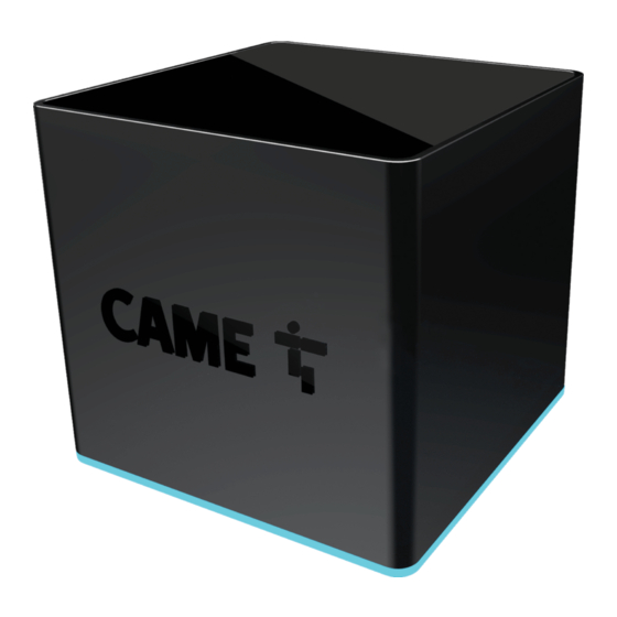 CAME QBESetUp Programming Manual