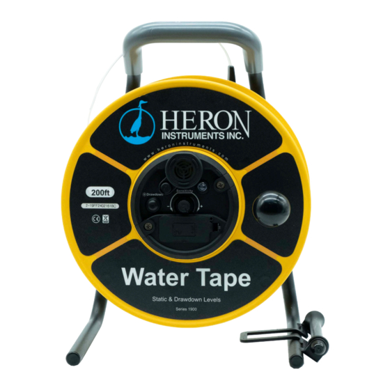 HERON Water Tape Operating And Maintenance Instructions
