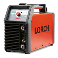 LORCH HandyTIG 180 AC/DC ControlPro Operation Manual