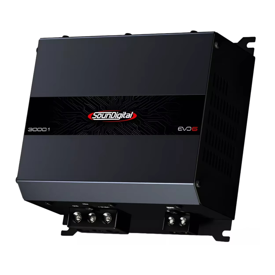 Soundigital EVO6 3000.1 EVO6 Manual