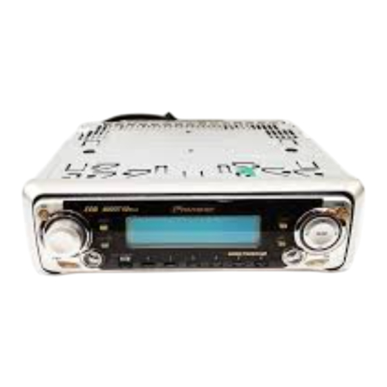 Pioneer DEH-P6550 Operation Manual