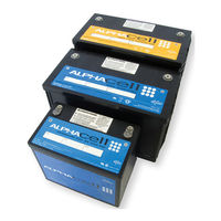 Alpha alphacell gelcell series User Manual