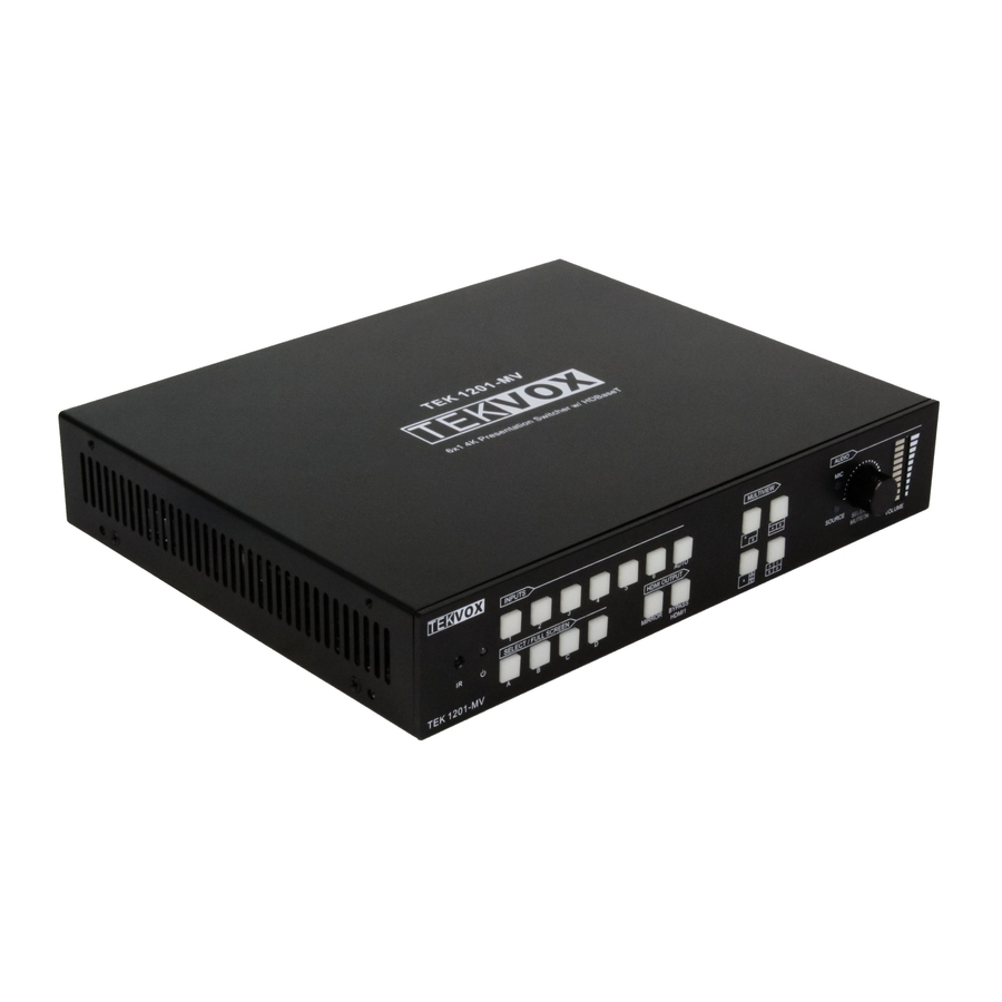 Tekvox TEK 1201-MV User Manual