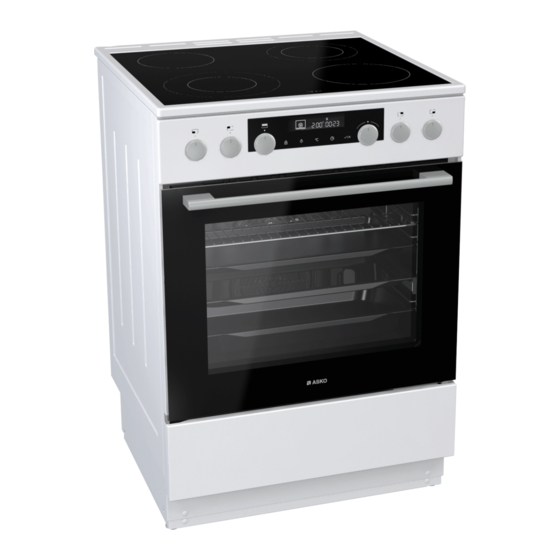 Asko CC96364W Instructions For Use Manual