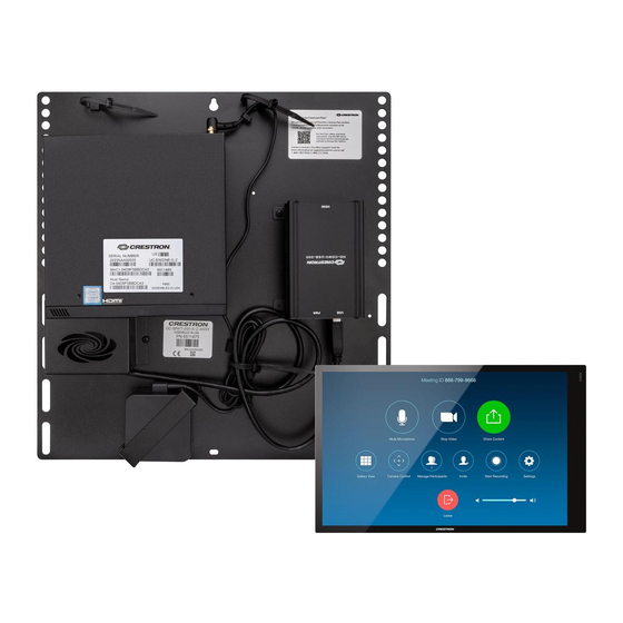 Crestron UC-C100-Z-WM Quick Start Manual