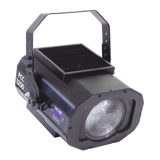 Future light Professional Colour-Changer PCC-1200 User Manual
