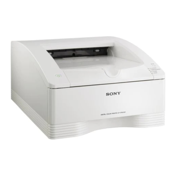 Sony UP-DR80 Operating Instructions Manual