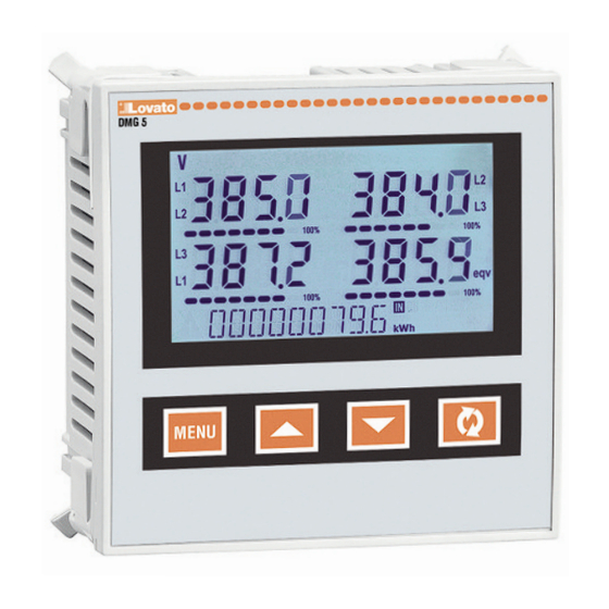 Lovato DMG500 Installation Manual