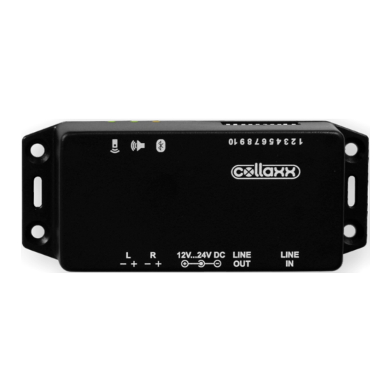 collaxx Bluetooth-Player Mounting And Usage Manual