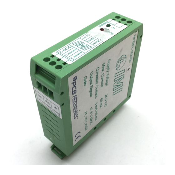 PCB Piezotronics 682A02 Installation And Operating Manual