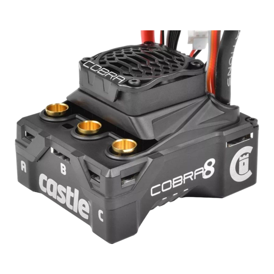 CASTLE COBRA 8 Quick Start Manual