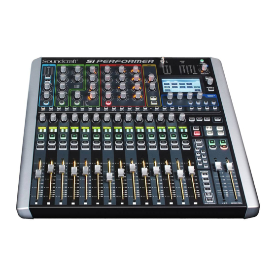 SoundCraft Si Performer User Manual