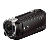 Sony Handycam HDR-CX405 Operating Manual